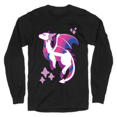 Bi Pride Dragon Longsleeve Tee