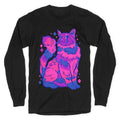 Bisexual Pride Cat Longsleeve Tee
