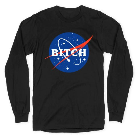 Bitch Space Program Logo Longsleeve Tee