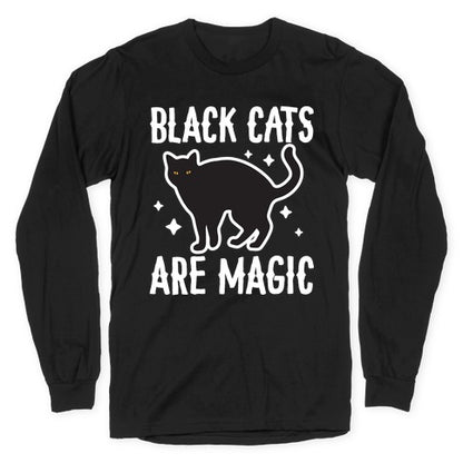 Black Cats Are Magic Longsleeve Tee