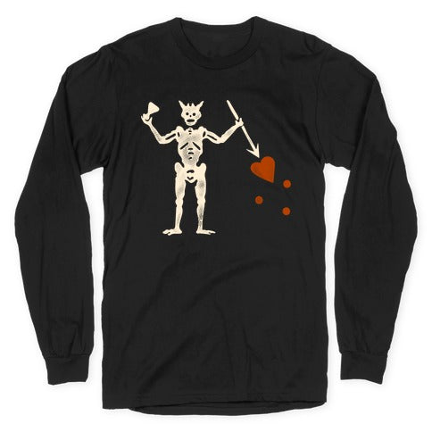 Blackbeard Flag  Longsleeve Tee