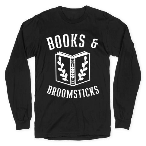 Books And Broomsticks Longsleeve Tee