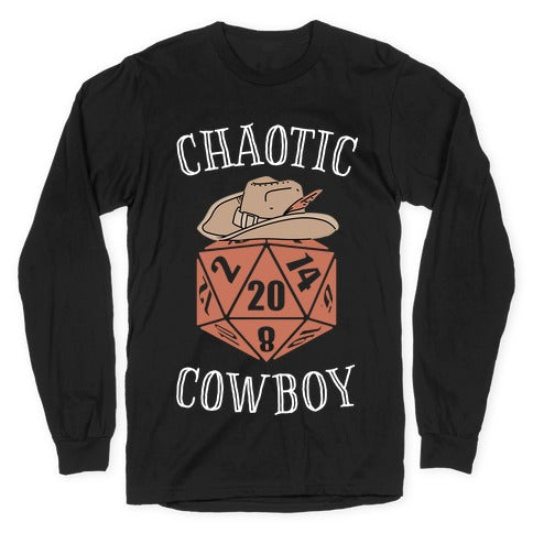 Chaotic cowboy Longsleeve Tee