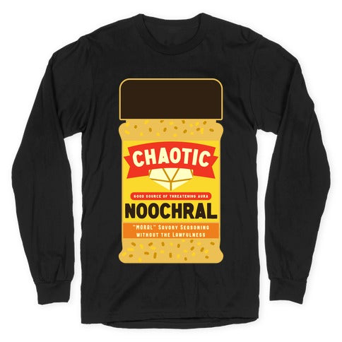 Chaotic Noochral (Chaotic Neutral Nutritional Yeast) Longsleeve Tee