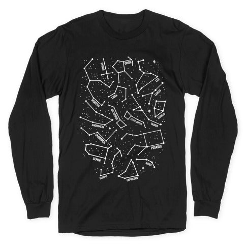Constellation Star Pattern Longsleeve Tee