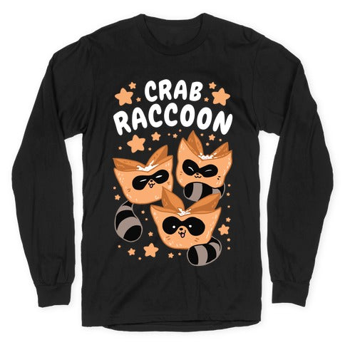 Crab Raccoon Longsleeve Tee