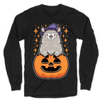 Cute Halloween Alpaca Longsleeve Tee