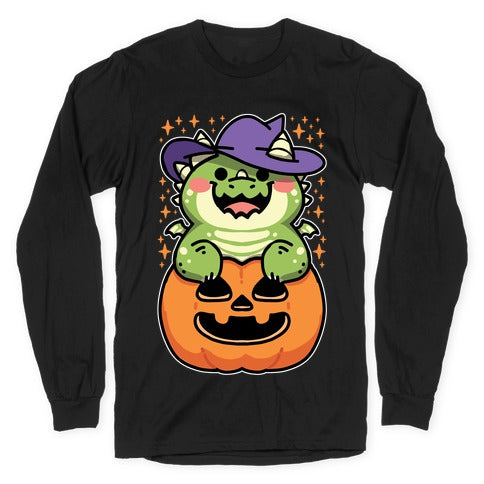 Cute Halloween Dragon Longsleeve Tee