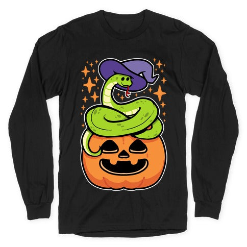 Cute Halloween Snake Longsleeve Tee