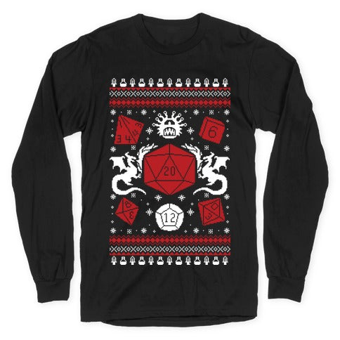 D&D Ugly Sweater Longsleeve Tee
