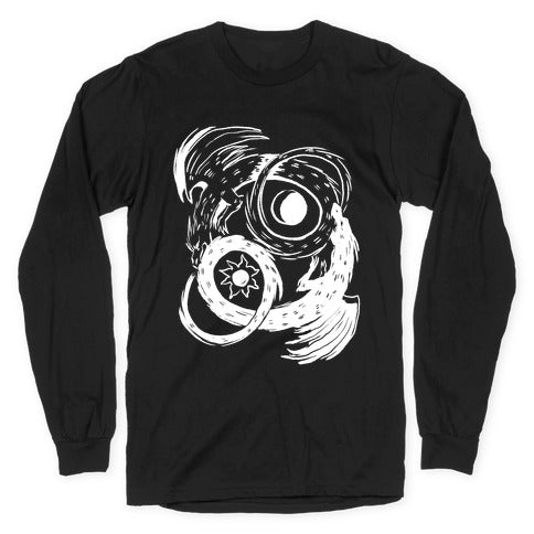 Dark-Light Ouroboros  Longsleeve Tee