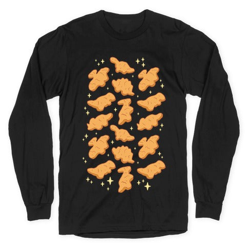 Dino Nuggies Pattern Longsleeve Tee