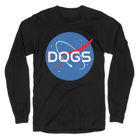 Dogs Nasa Parody Longsleeve Tee