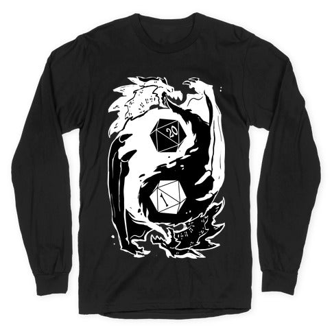Dungeons and Dragons Yin Yang Longsleeve Tee