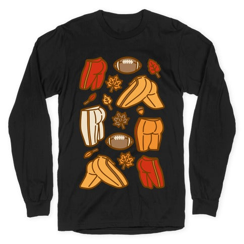 Fall Football Butts  Longsleeve Tee
