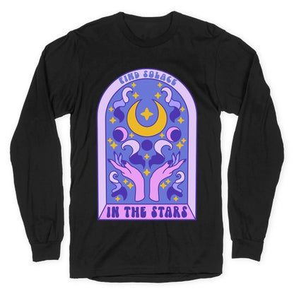Find Solace In The Stars Longsleeve Tee