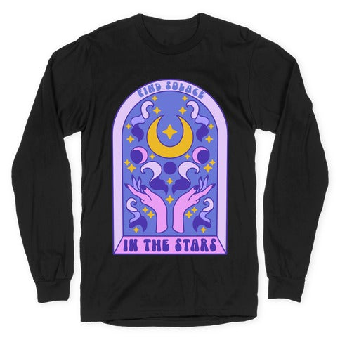 Find Solace In The Stars Longsleeve Tee