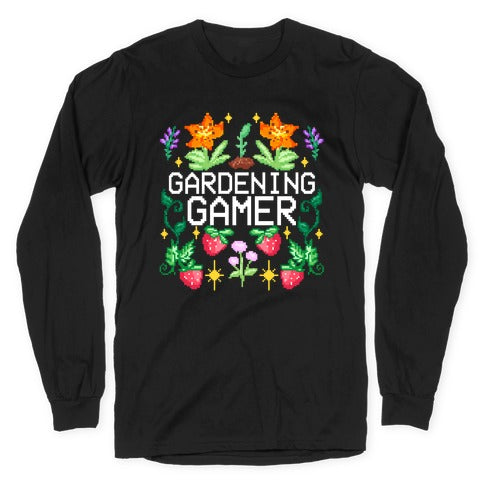Gardening Gamer Longsleeve Tee
