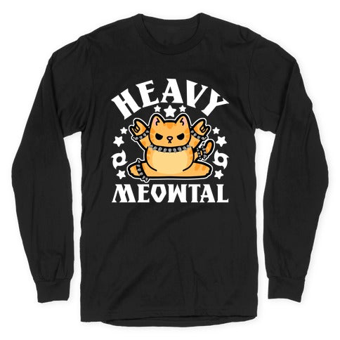 Heavy Meowtal Longsleeve Tee