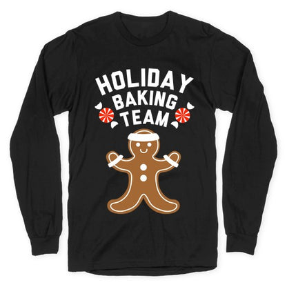 Holiday Baking Team (White Ink) Longsleeve Tee