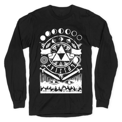 Hyrule Occult Symbols Longsleeve Tee