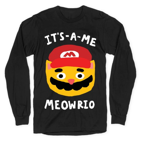 It's A Me Meowrio Longsleeve Tee