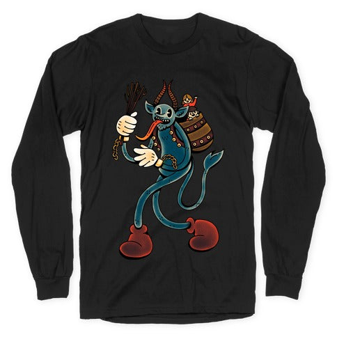 Krampus Cartoon Longsleeve Tee