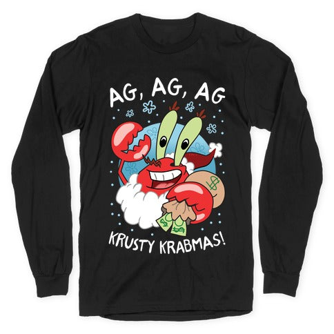 Krusty Krabmas!  Longsleeve Tee