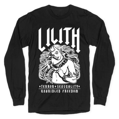 Lilith Terror Sensuality Unbridled Freedom Longsleeve Tee