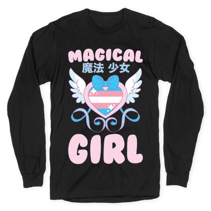 Magical Girl - Trans Pride Longsleeve Tee