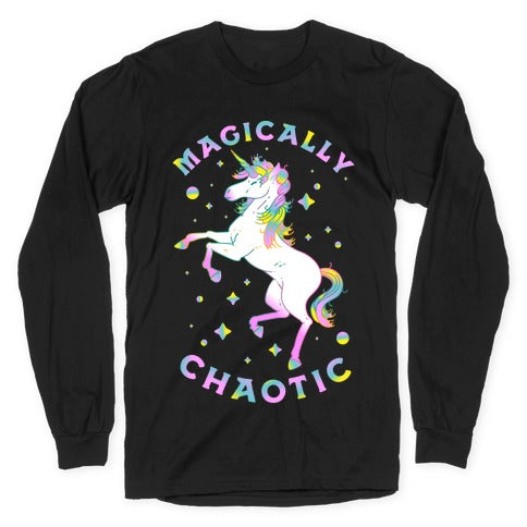 Magically Chaotic Unicorn Longsleeve Tee