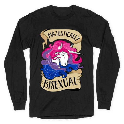 Majestically Bisexual Longsleeve Tee