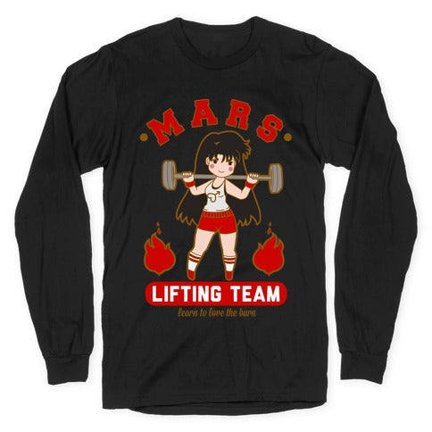 Mars Lifting Team Parody Longsleeve Tee