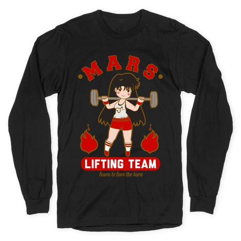 Mars Lifting Team Parody Longsleeve Tee