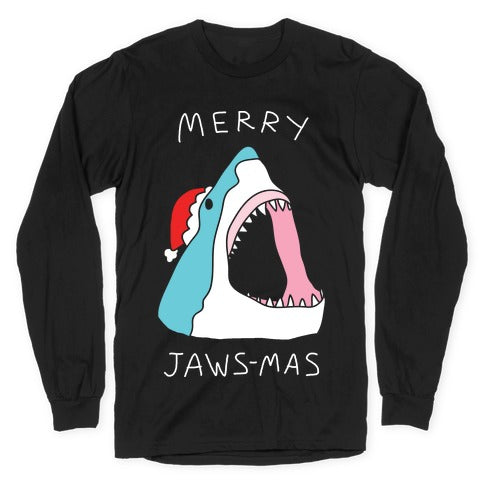 Merry Jaws-mas Christmas Longsleeve Tee