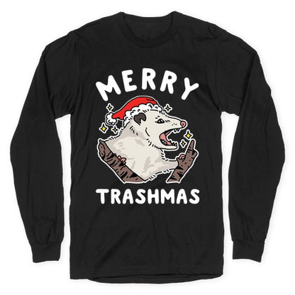 Merry Trashmas Opossum Longsleeve Tee