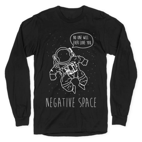 NEgative Space Longsleeve Tee
