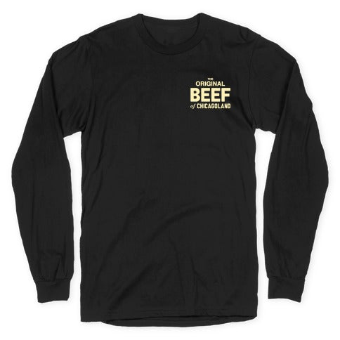 Orginal BEEF of Chicagoland Small Logo Longsleeve Tee