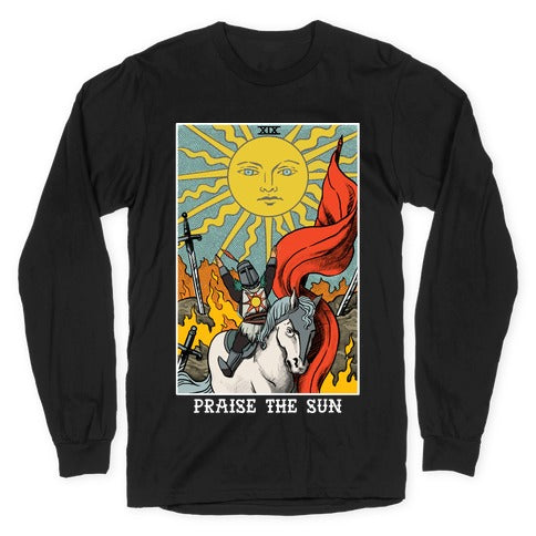 Praise The Sun Tarot Card Longsleeve Tee