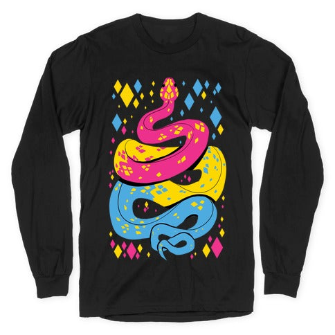 Pride Snakes: Pansexual Longsleeve Tee