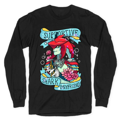 Prince Sidon: Supportive Shark Boyfriend Longsleeve Tee