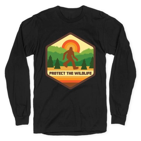 Protect The Wildlife (Bigfoot) Longsleeve Tee