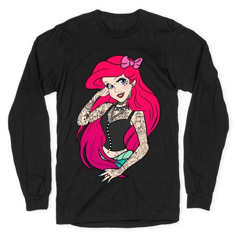 Punk Ariel Parody Longsleeve Tee