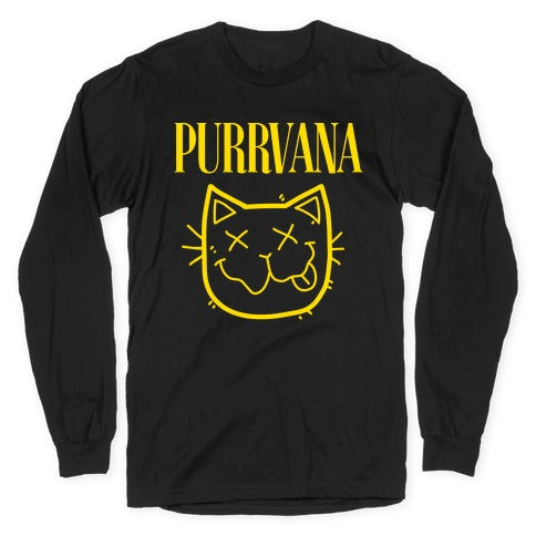 Purrvana Longsleeve Tee