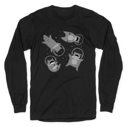 Raccoons In Space Longsleeve Tee