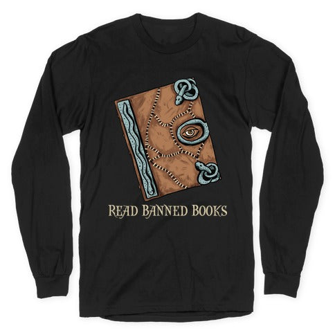 Read Banned Books Spellbook Longsleeve Tee