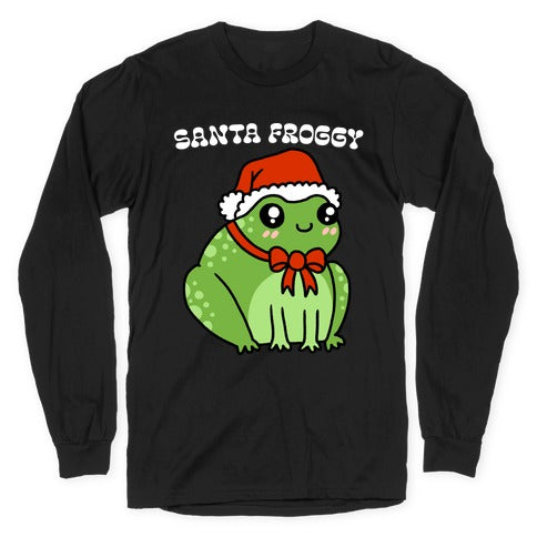Santa Froggy Longsleeve Tee