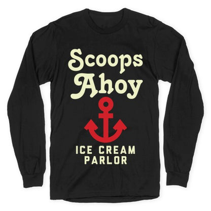 Scoops Ahoy Logo Parody Longsleeve Tee