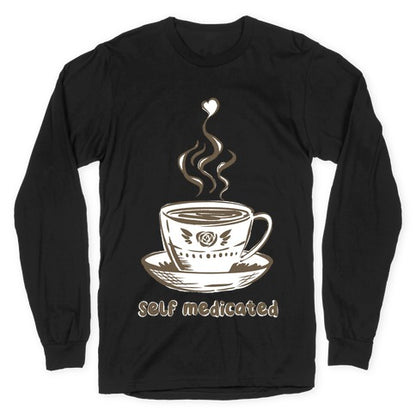 Self Medicated Coffee Longsleeve Tee