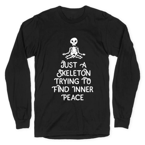 Skeleton Peace Longsleeve Tee
